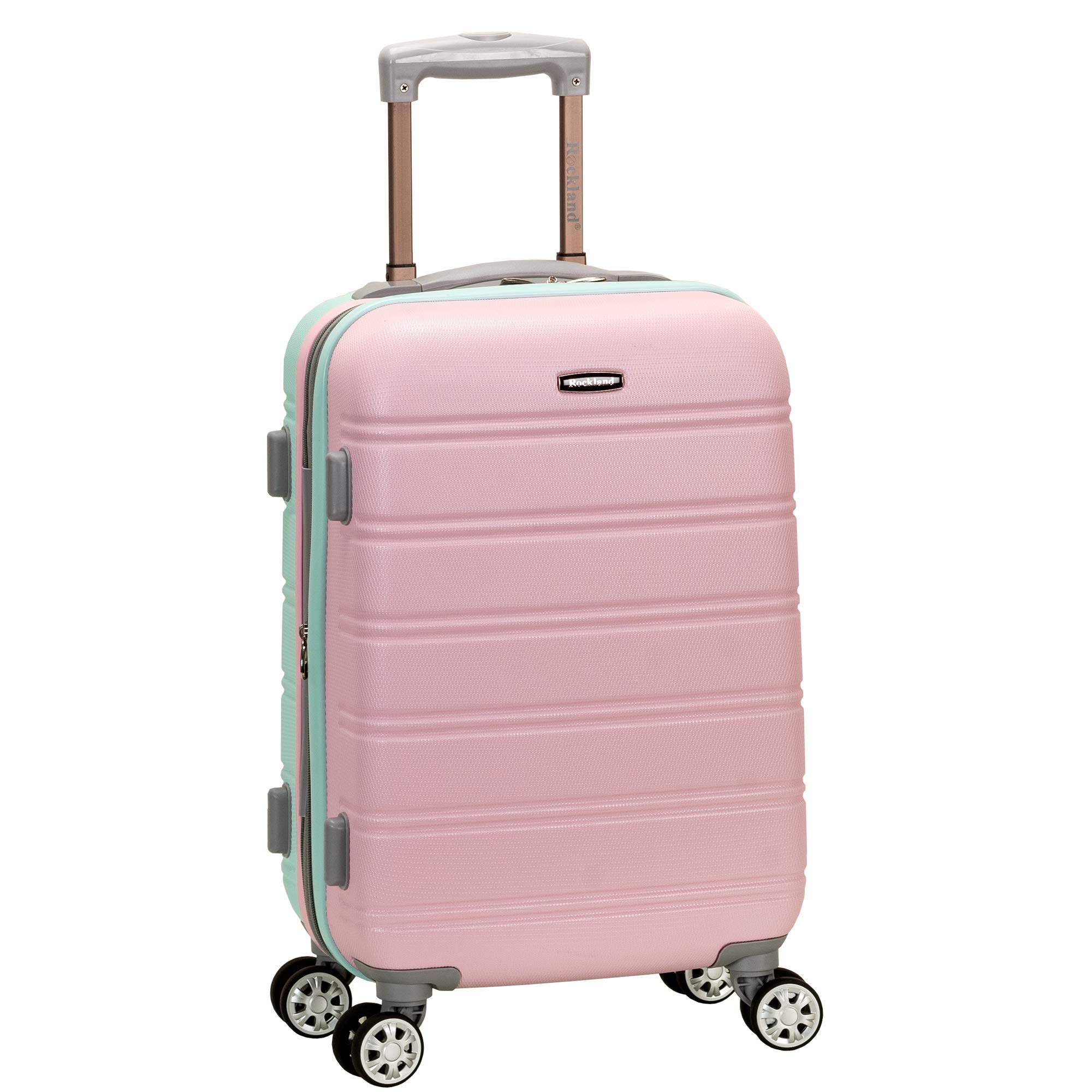 Rockland Melbourne Hardside Expandable Spinner Wheel Luggage, Carry-On 20", Mint