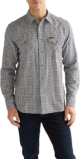 WRANGLER - Men's Shirt - Regular Cut - Western Shirt - Red
