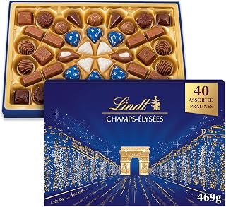 Lindt Champs-Élysées Chocolate Gift Box, 469g; Perfect Chocolate Gift Box; Christmas Candy; Christmas Chocolate