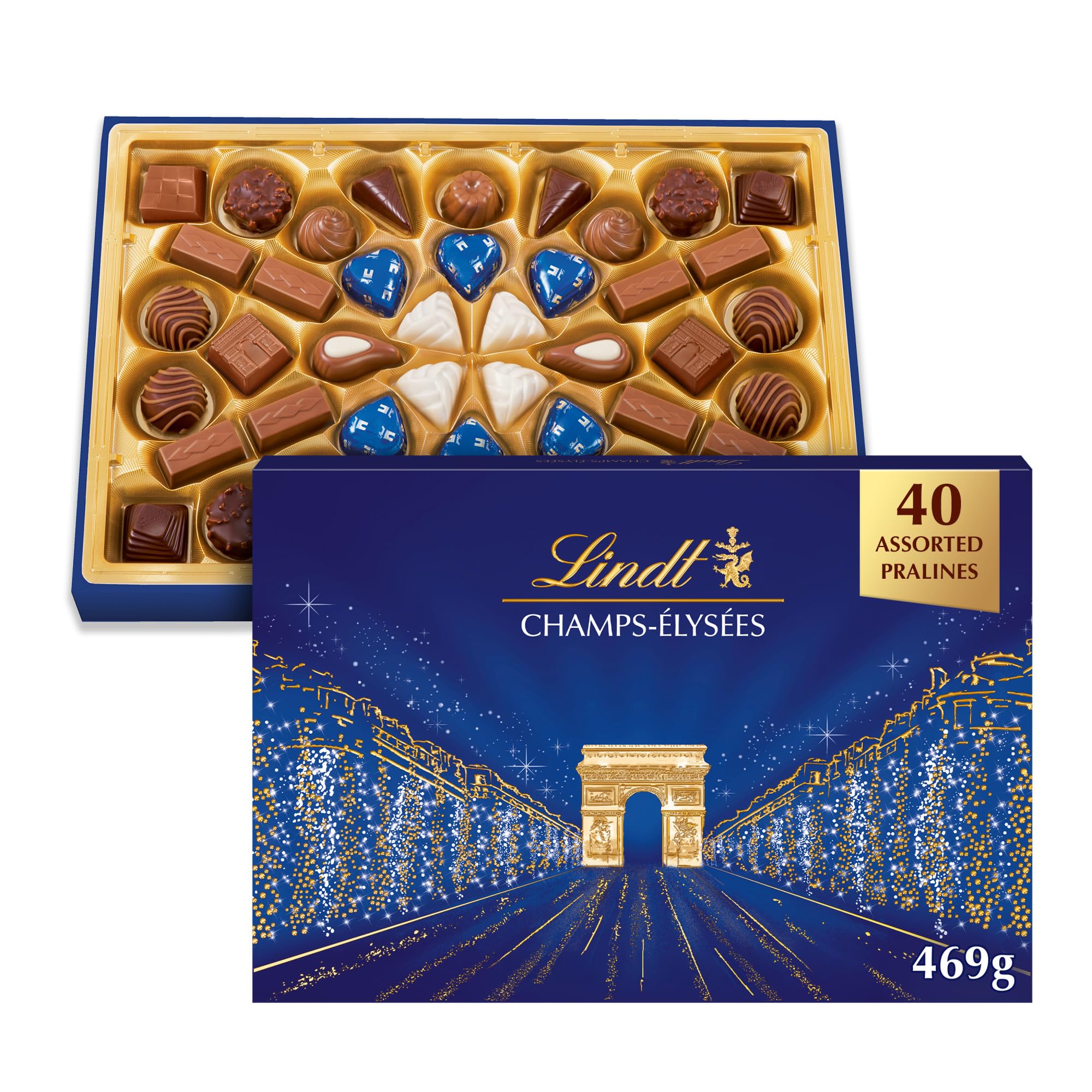 Lindt Champs-Élysées Chocolate Gift Box, 469g; Perfect Chocolate Gift Box; Chris