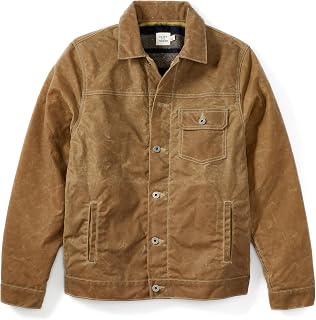 Huckberry Flint and Tinder Men's Wool-Lined Waxed Trucker Jacket, Built for Layering