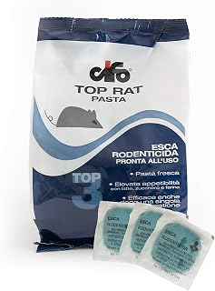 Cifo Sea Top Rat Fresh Paste, Professional Powerful Mouse Poison Anti Mouse Poison for Rats, 10 x 15g [150g]