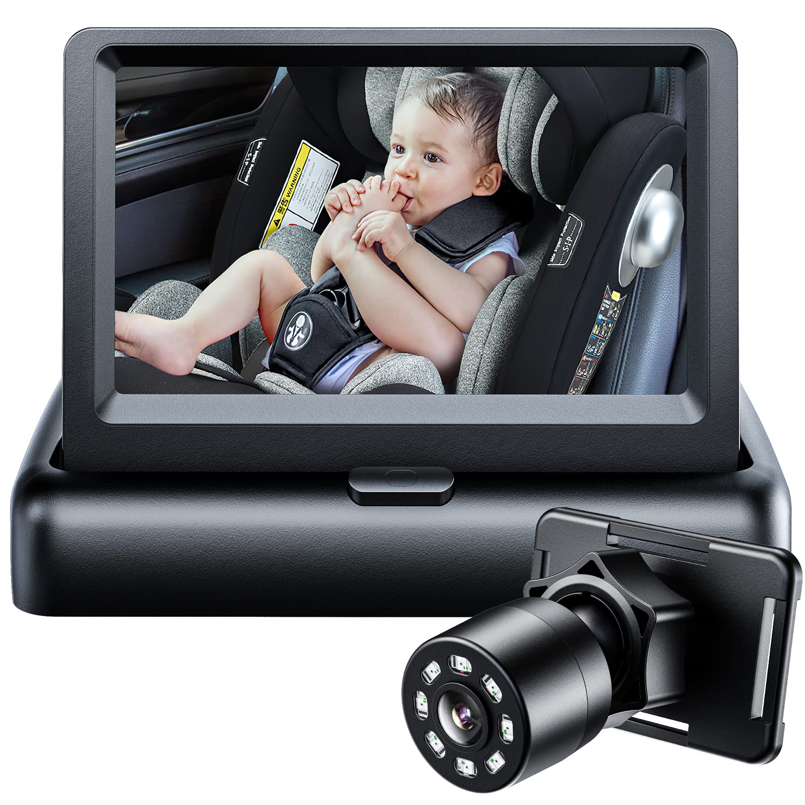 Itomoro Baby Car Camera, Easy Install, 1080p Clear View, Reliable Design | Night