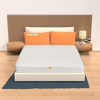 MiaSuite PrimaveraH14 Single Mattress 80 x 195 cm, 14 cm Height, Orthopaedic Memory Foam and Polyurethane, Hypoallergenic and Antibacterial, Anti-Dust Mite, Made in Italy