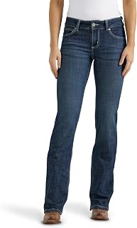 Wrangler - Retro Mae Mid Rise Stretch Boot Cut Jean, Women's Jeans