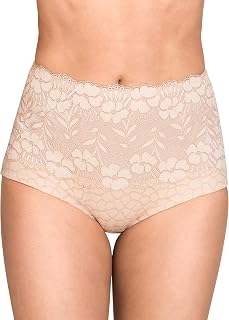 Miss Mary of Sweden Women's High Waisted Shapewear with Jacquard and Lace