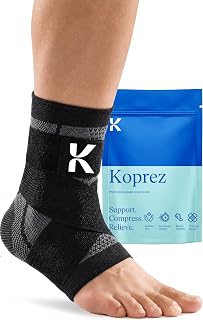 Koprez Plantar Fasciitis Sleeve - Plantar Fasciitis Relief, Plantar Fasciitis Socks, Ankle Compression Sleeve, Ankle Support for Women, Plantar Fasciitis Brace, Ankle Sleeve, Ankle Support Men