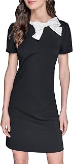 Karl Lagerfeld Womens A-line Crew Neck Scuba Crepe DressCasual Dress