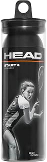HEAD Unisex Adult Start 3-Ball Tube Squash Balls (pack Of 3) - Black, One Size
