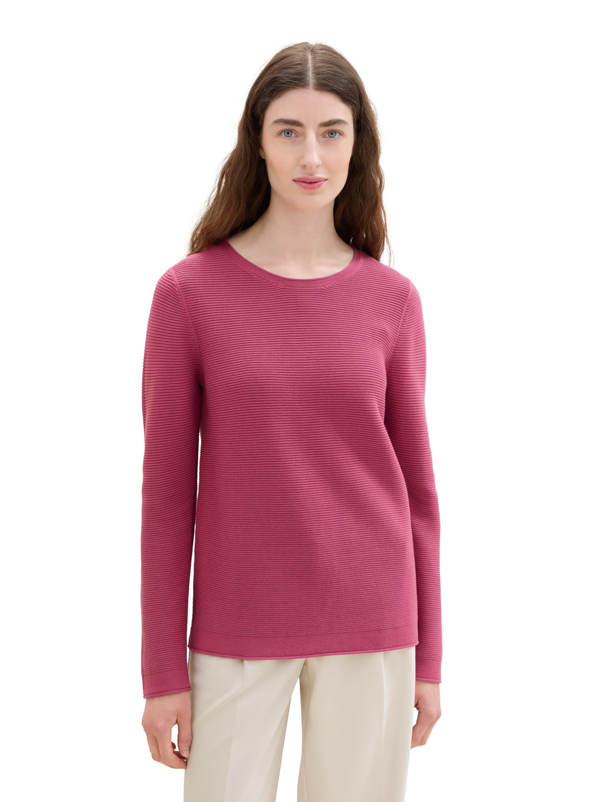 Tom Tailor Women's Organic Cotton Knitted Jumper (1 Pack)