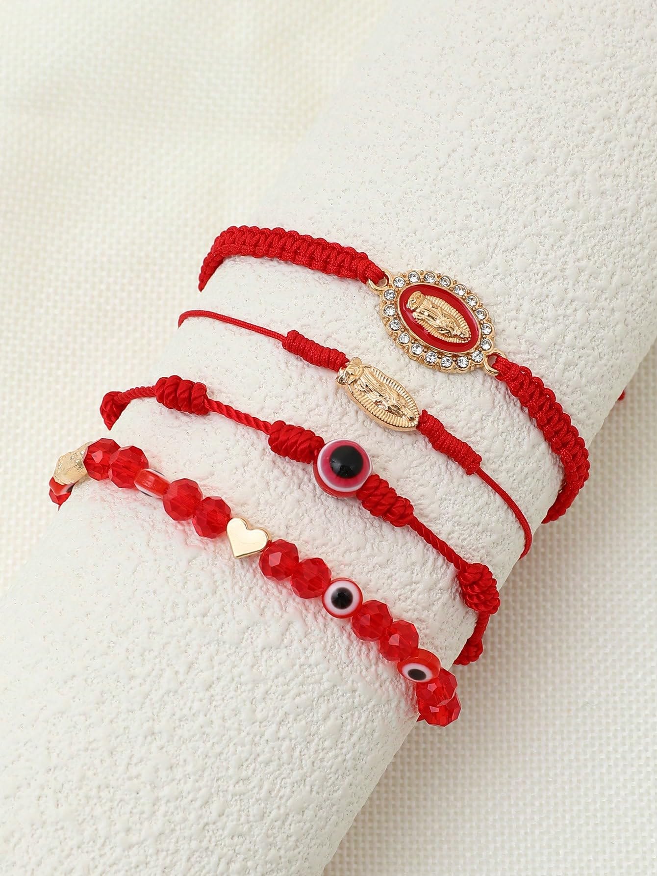 Evil Eye Bracciale regolabile in oro per donne uomini gioielli di protezione reg