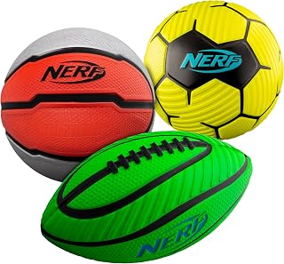 Nerf Mini Foam Sports Ball Set - 3 Pack