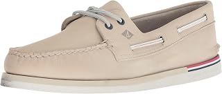 Sperry Top-Sider Men's A/O 2-Eye Nautical Boat Shoe, Cement, 8 M US