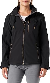 Ankerglut Ankerglut Freude - Chaqueta Softshell Para Mujer Con Capucha Extraíble, Chaqueta de Transición Con Forro Cortavientos Chaqueta softshell Mujer (Pack de 1)