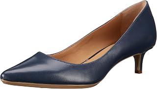 Calvin Klein Womens Gabrianna Fabric Pointed Toe Classic, Navy Leather, Size 6.0