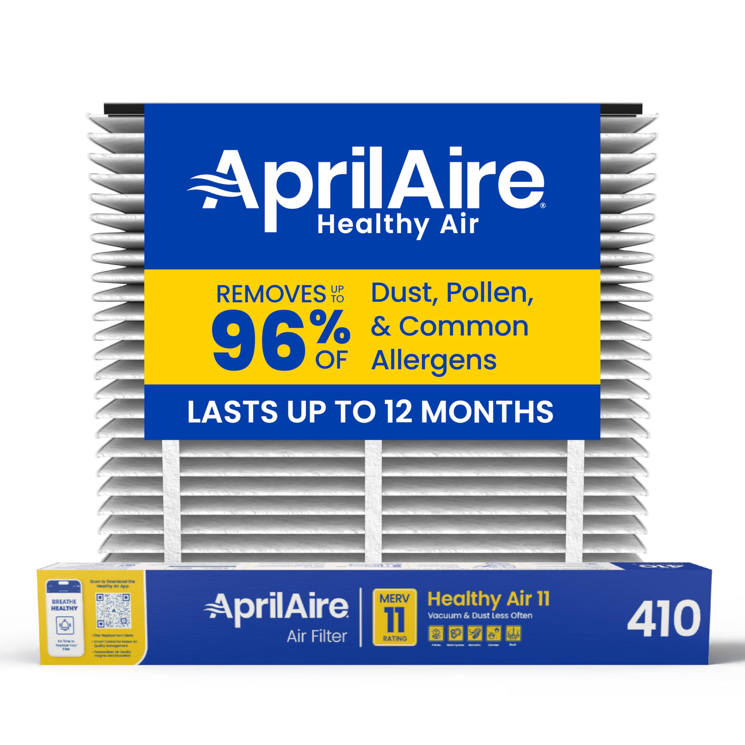 AprilAire 410 Replacement Filter for AprilAire Whole House Air Purifiers - MERV 