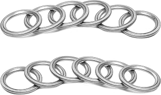 PRIME AVE Aluminium Oil Drain Plug Gaskets - 14mm Crush Washer for Leak Proof Sealing - Durable &amp; Reliable Oil Plug Washer - Compatible with Audi &amp; VW Part# N0138157 (Pack of 12)