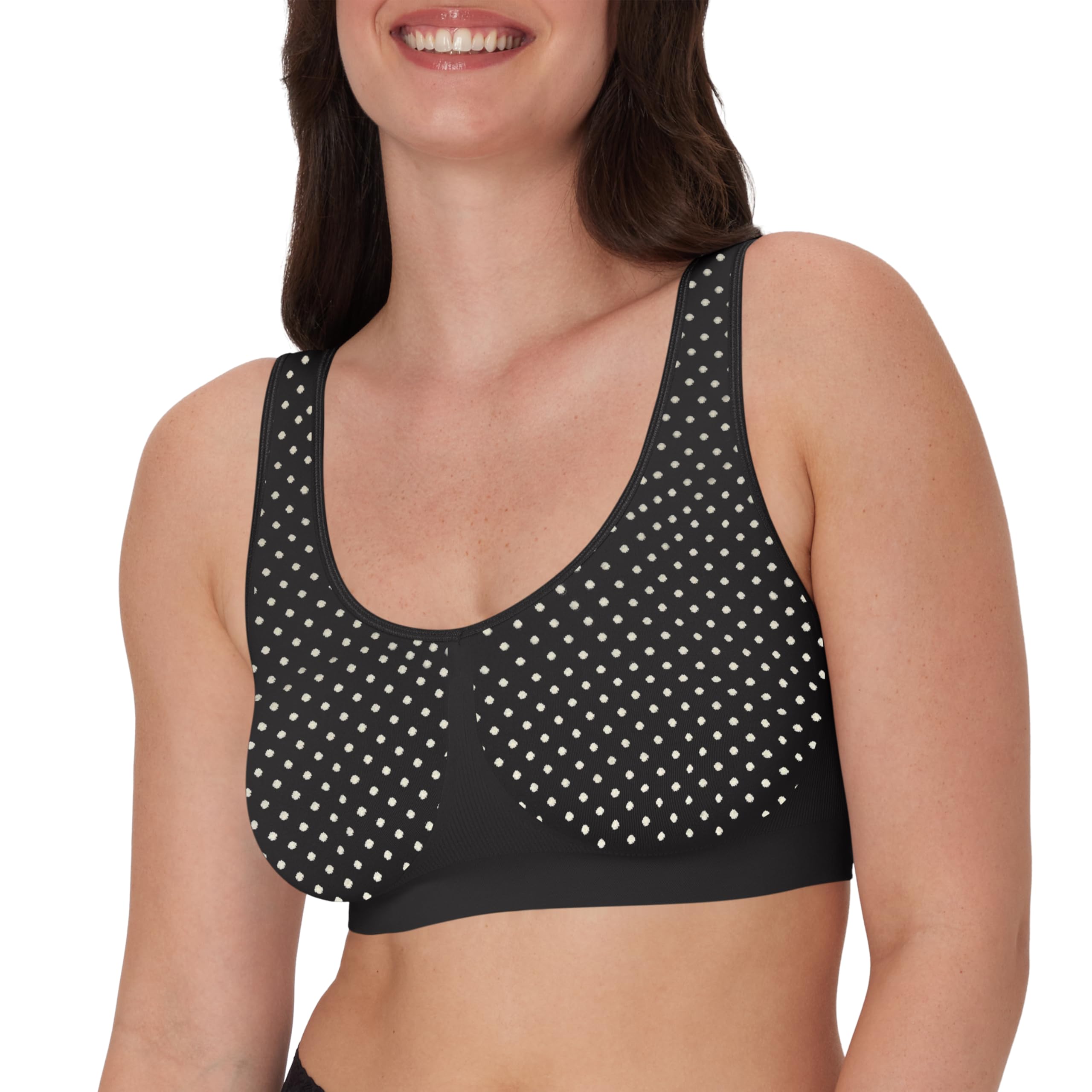Bali Womens Wireless Bralette Bra, One Smooth U Bras for Women, Seamless Bralett