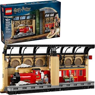 LEGO Harry Potter Book Nook: Hogwarts Express Building Set - Bedroom Shelf Decor for Boys, Girls, & Fans, Ages 10+ - Collectible Harry & Ron Minifigures - Birthday Gift Idea - 76450