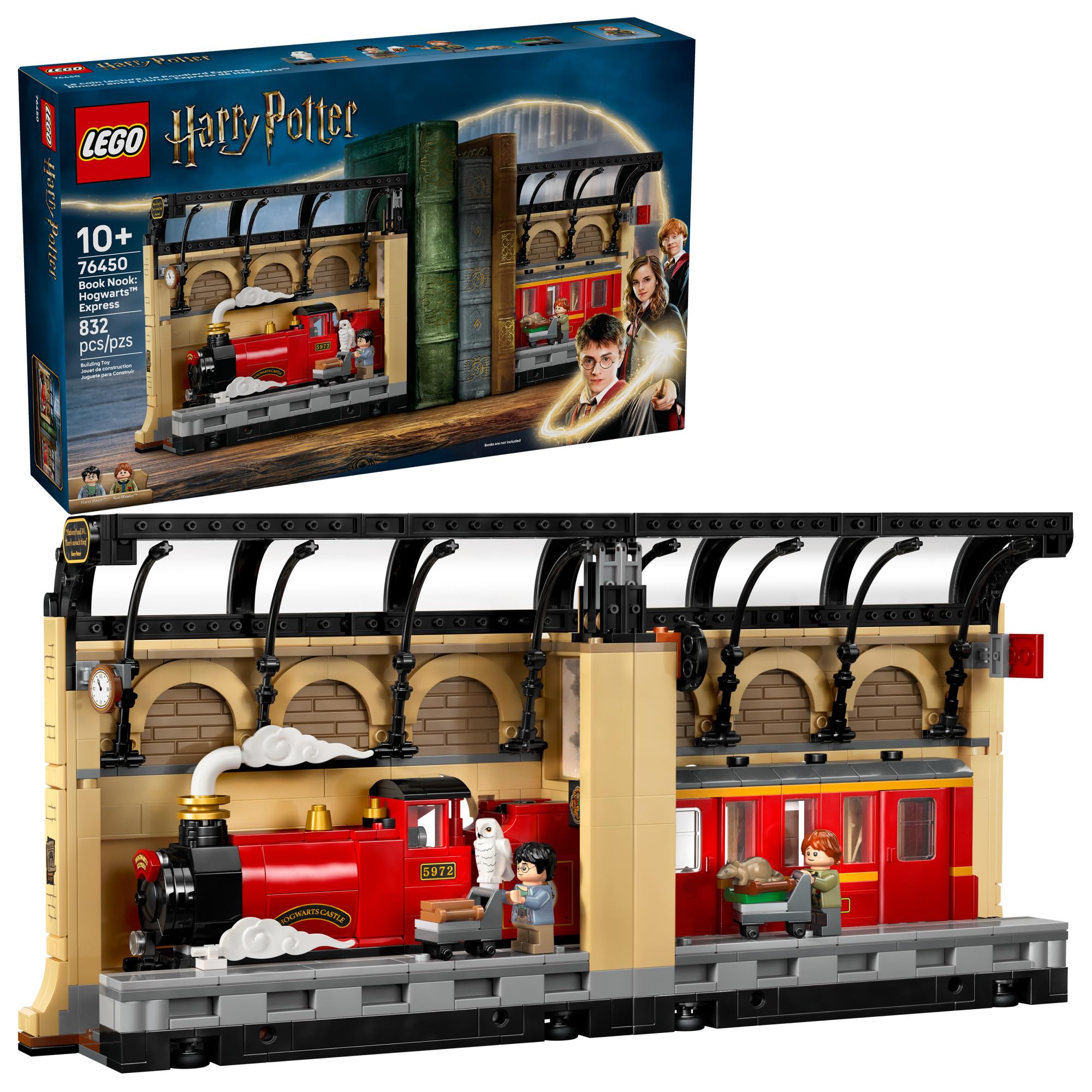 LEGO Harry Potter Book Nook: Hogwarts Express Building Set - Bedroom Shelf Decor
