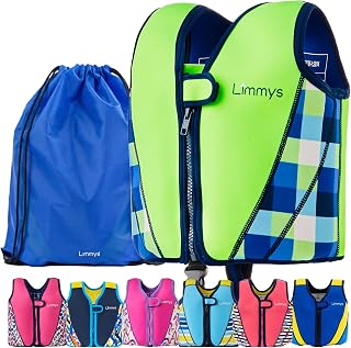 Limmys Neoprene Kids Swim Vest – Adjustable Buoyancy, Secure Fit, Awarded