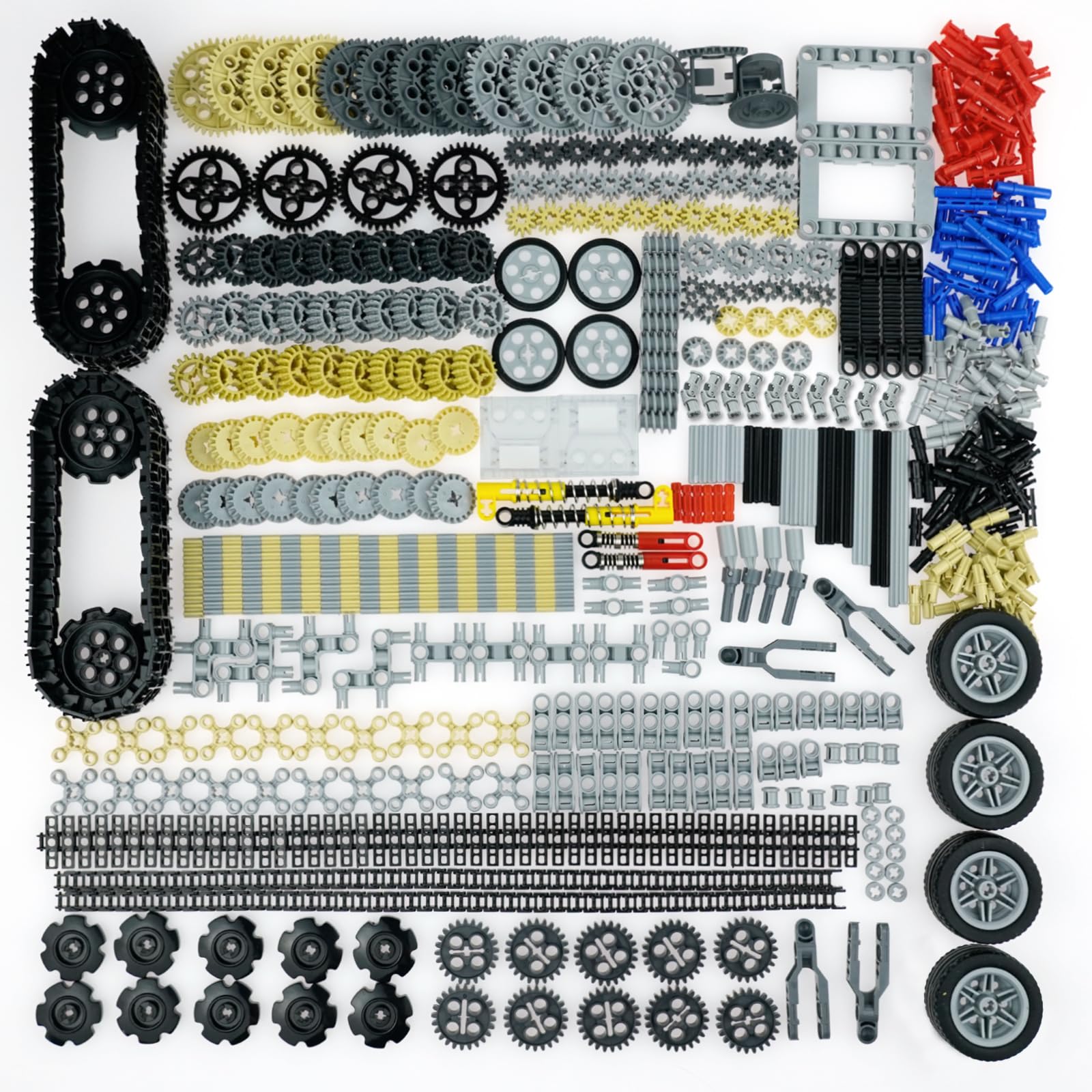 Pamvava Gears Wheels Axles Motor Sets,Building Block Technic Pieces Parts | Car 