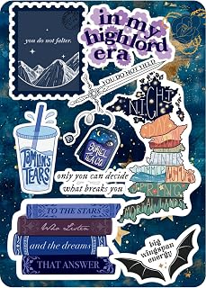 Fantasy Kindle Insert – ACOTAR Inspired Bookish Decor for Clear Kindle Cases – Gift for Readers and Fantasy Lovers – High Lord Reading Accessory (11th Gen Kindle Paperwhite)