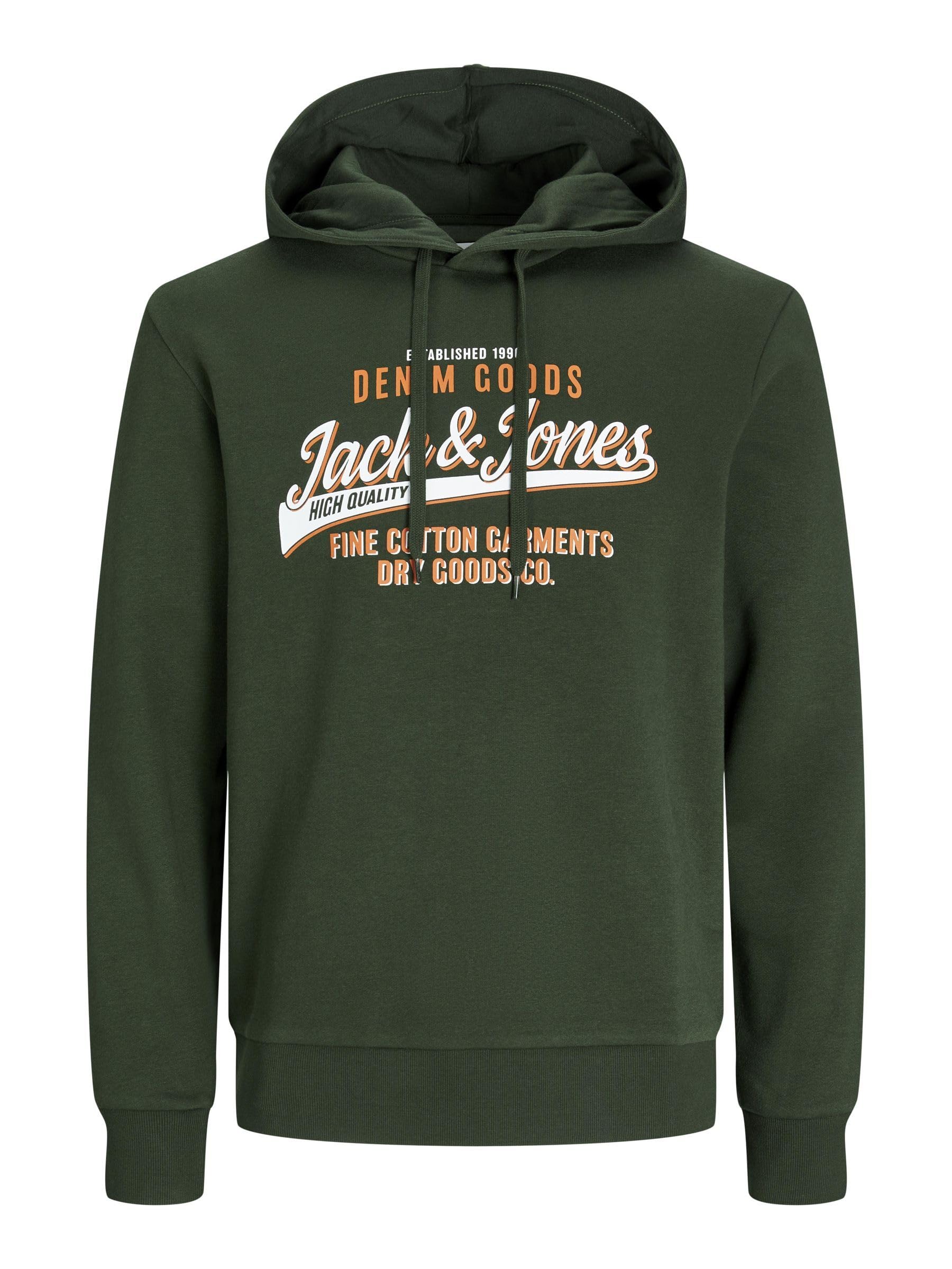 Jack & Jones Male Hoodie Plus Size Logo Hoodie