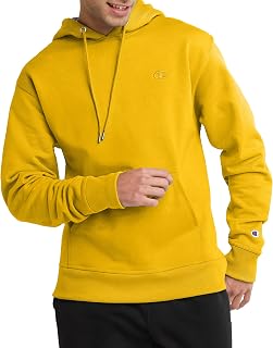 Champion Men's Pullover Fleece Hoodie, Midweight, C Logo (Reg. Or Big & Tall)