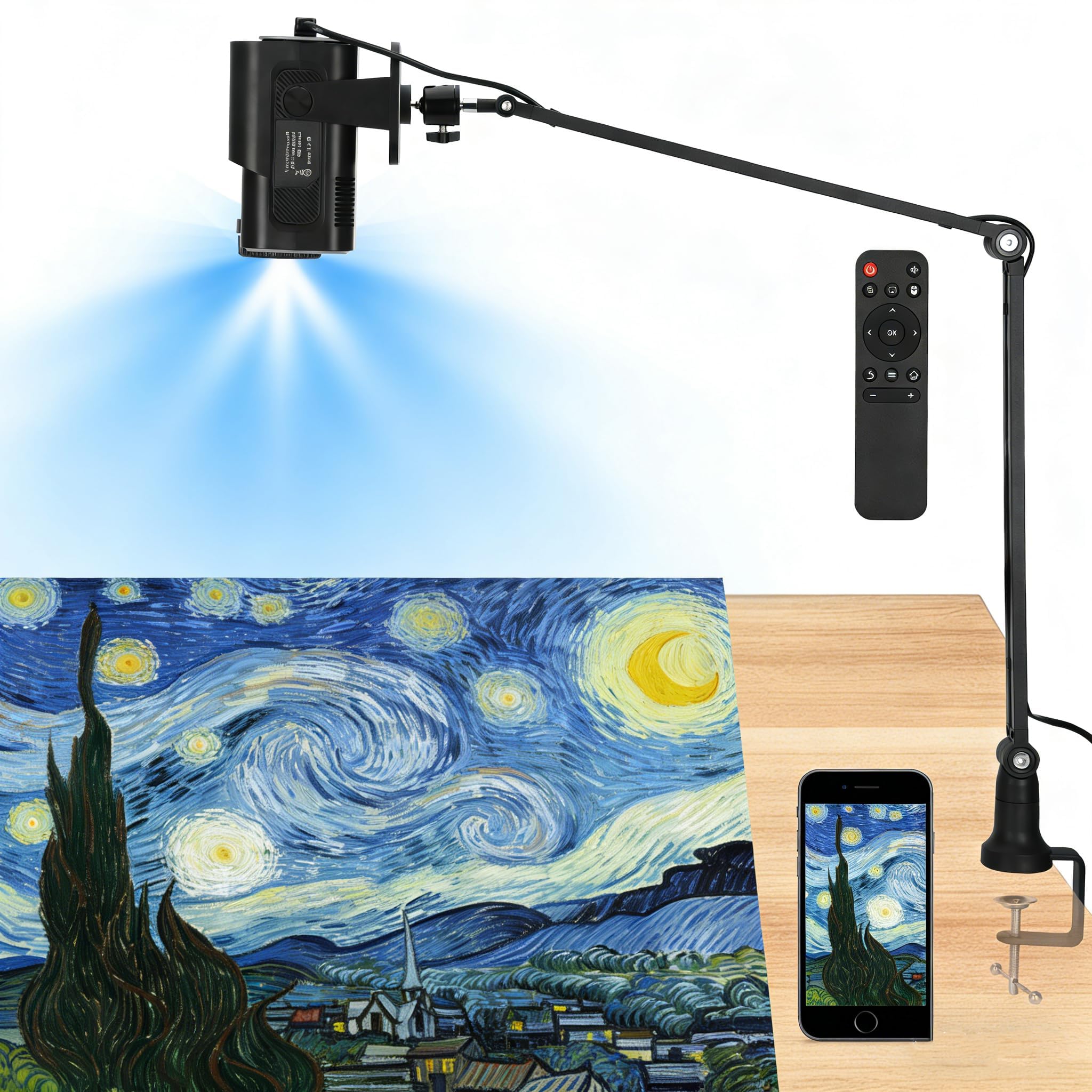 Art Projector for Tracing and Drawing, Native 1280P HD Drawing Projector with Bu