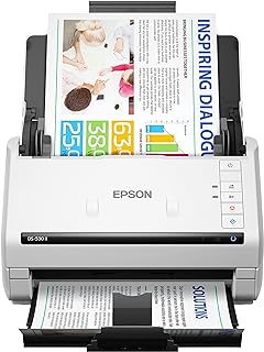 Epson DS-530 II Color Duplex Document Scanner 35 ppm/70 ipm High Speed | 50-Sheet Auto Document Feeder for PC and Mac Desktop Office Business Card Receipt Paper Scanning