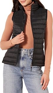 Amazon Essentials Donna Piumino Smanicato Ripiegabile Impermeabile Leggero