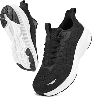 Women's Slip On Sneakers, Wide Arch Support Non Slip Walking Shoes