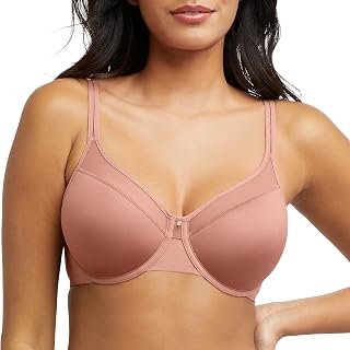 Bali One Smooth U Ultra Lightweight Underwired Convertible Straps Bra for Women
