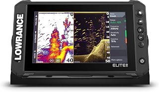 Lowrance Elite FS Fish Finder/Chartplotter, 7-12 Inch, C-MAP Charts | 7, 9, 10 or 12-inch display; transducer options; Preloaded C-MAP DISCOVER OnBoard Charts; networking; ActiveTarget 2 XL ready