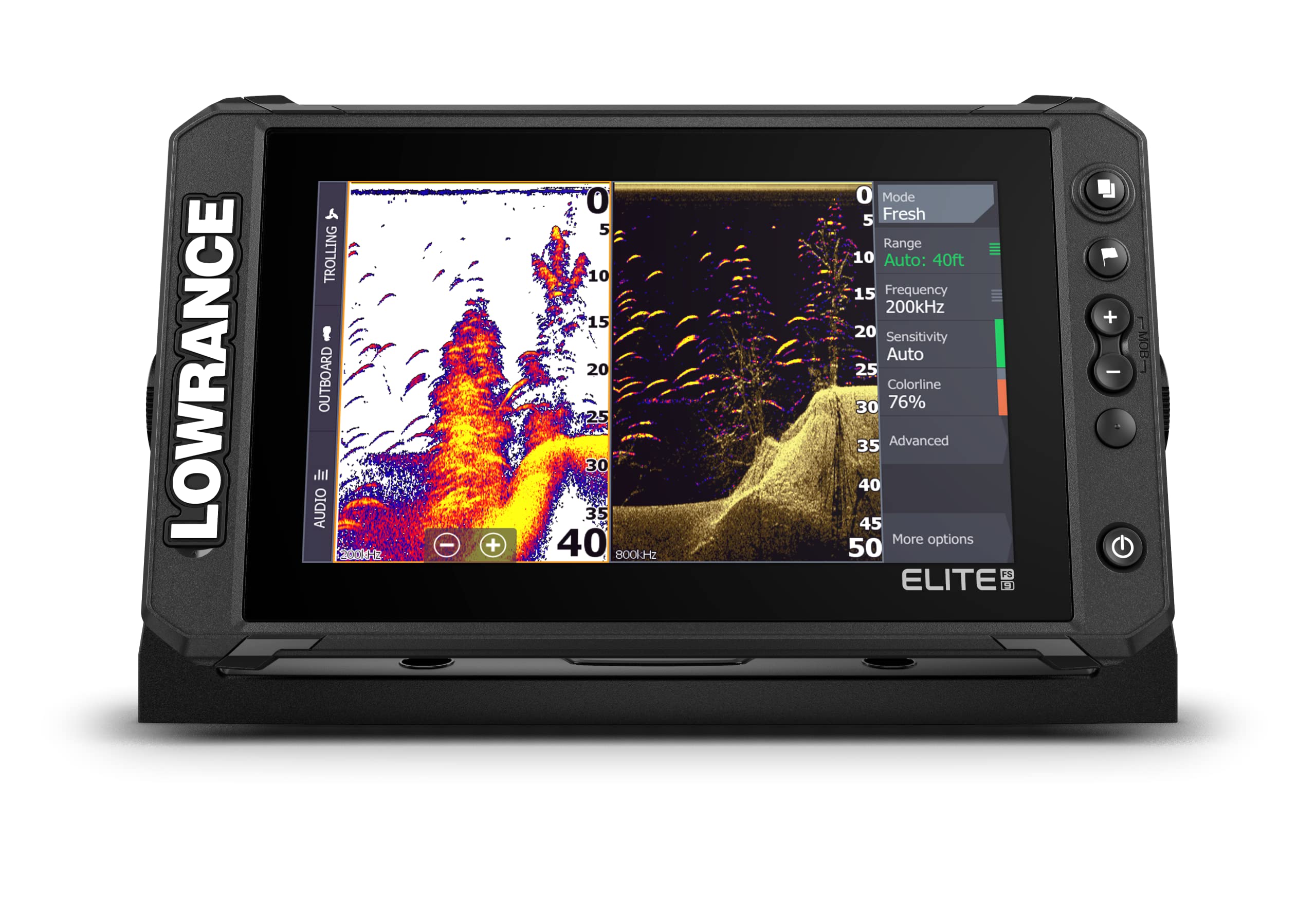 Lowrance Elite FS Fish Finder/Chartplotter, 7-12 Inch, C-MAP Charts | 7, 9, 10 o