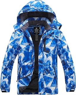 Wantdo Men's Men's Mountain Ski Jacket Waterproof Winter Coat Ski Jacket