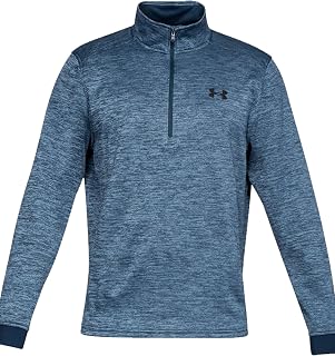 Under Armour Armour Fleece 1/2 Zip, Elasticated and Breathable Long Sleeve Fleece, Comfortable Half Zip Running Top Men