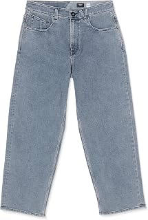 Volcom - Billow Loose Fit Baggy Denim Jeans - Relaxed Vintage Style, Soft Cotton Denim, Wide Leg, Men's Trousers