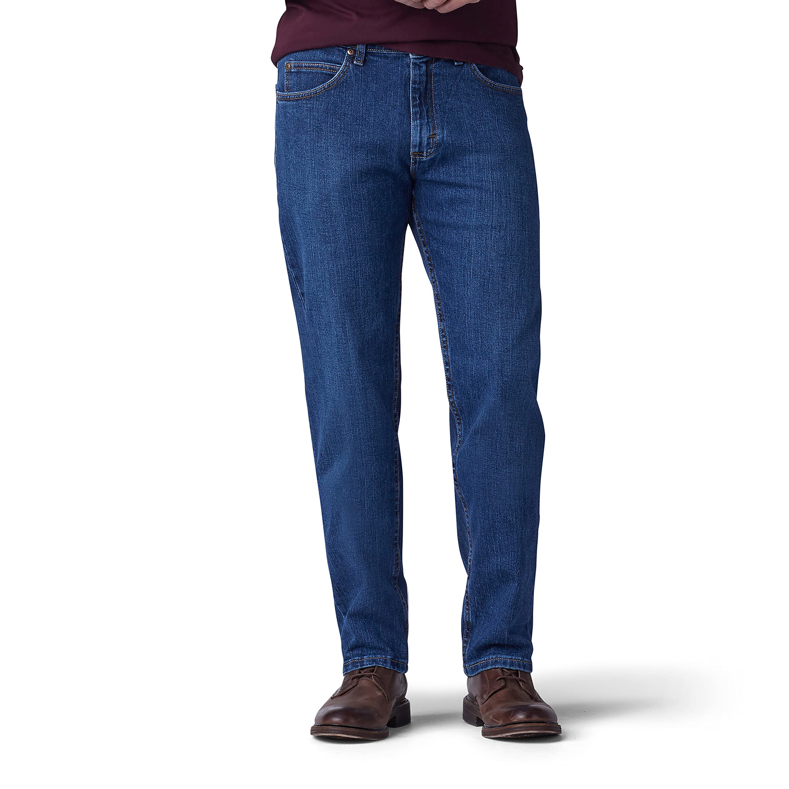 Lee - Mens Jeans - Regular Straight Fit - Legendary - Double Black