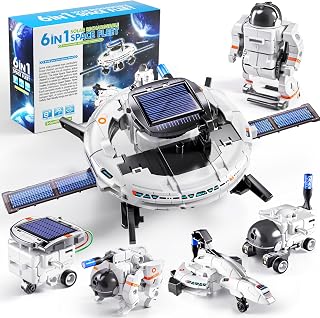 ZDRKWSM 6-in-1 Solar Robot Building Kit for Boys Aged 8-12 | STEM Projects Science Kits, DIY Educational Building Space Toy, Gifts for 8 9 10 11 12 13 Year Old Boys Girls