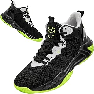 Basketball Shoes for Men High Upper Sneakers Breathable Sports Shoes Anti Slip