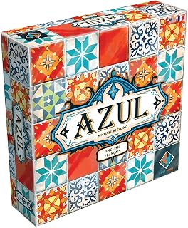 Azul Board Game - 2-4 Players - Fun Family Board Game - 30-45 Minutes of Gameplay - Games for Family Game Night - For Kids and Adults Ages 8+ - Bilingual - Made By Next Move Games