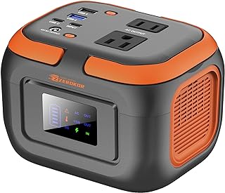 Portable Power Station 120W, 110V Power Bank with DC AC Outlet | DC 12V, 97.6Wh Portable External Battery Power Pack Generator with USB C Input for Camping Home Van Life Adventure Backup