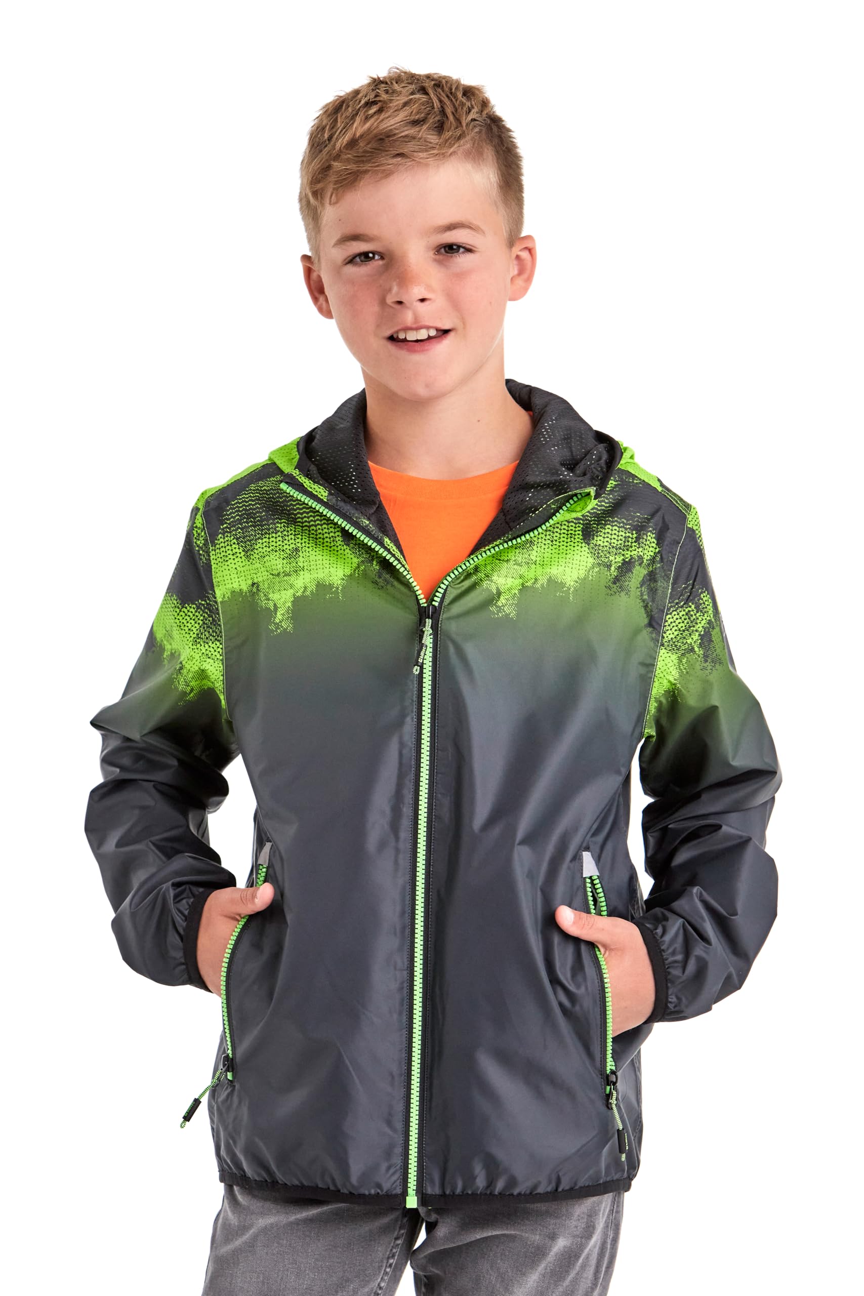 Killtec Lyse Bys Jckt B Funktionsjacke/Regenjacke mit Kapuze, packbar Children