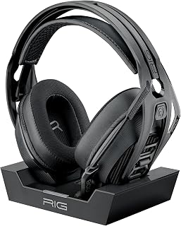 RIG 800 PRO HX Wireless Gaming Headset & Multi-Function Base Station - Xbox | Officially Licensed for Xbox Series X|S, Xbox One, PC - Dolby Atmos 3D Audio - 60 Hour Battery - Flip-Mute Mic