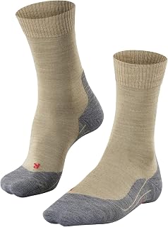FALKE Men's TK5 Hiking Socks Light Cushioning Anti Blister Thin Mid-Calf Length Breathable Quick-Drying Climate-Regulating Odour-Neutralising Wool Functional Yarn 1 Pair