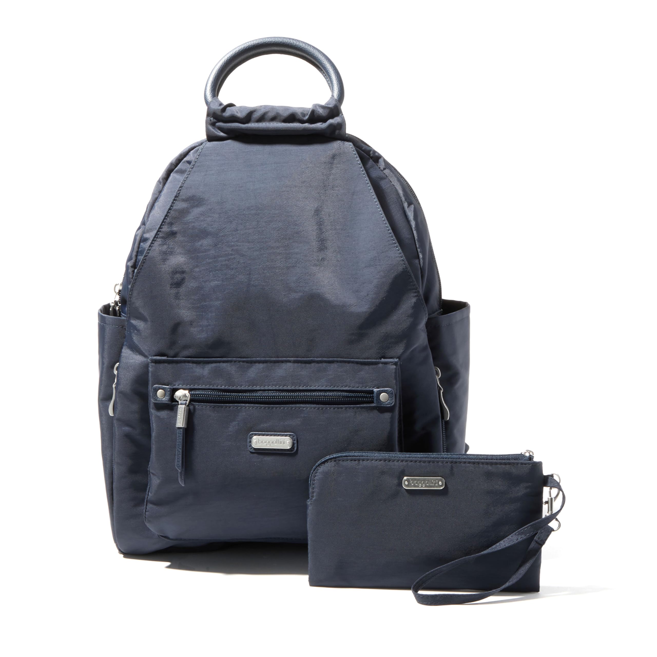 Baggallini All-Day Backpack with Wrist Strap for Phone RFID RFID Wristlet Women'