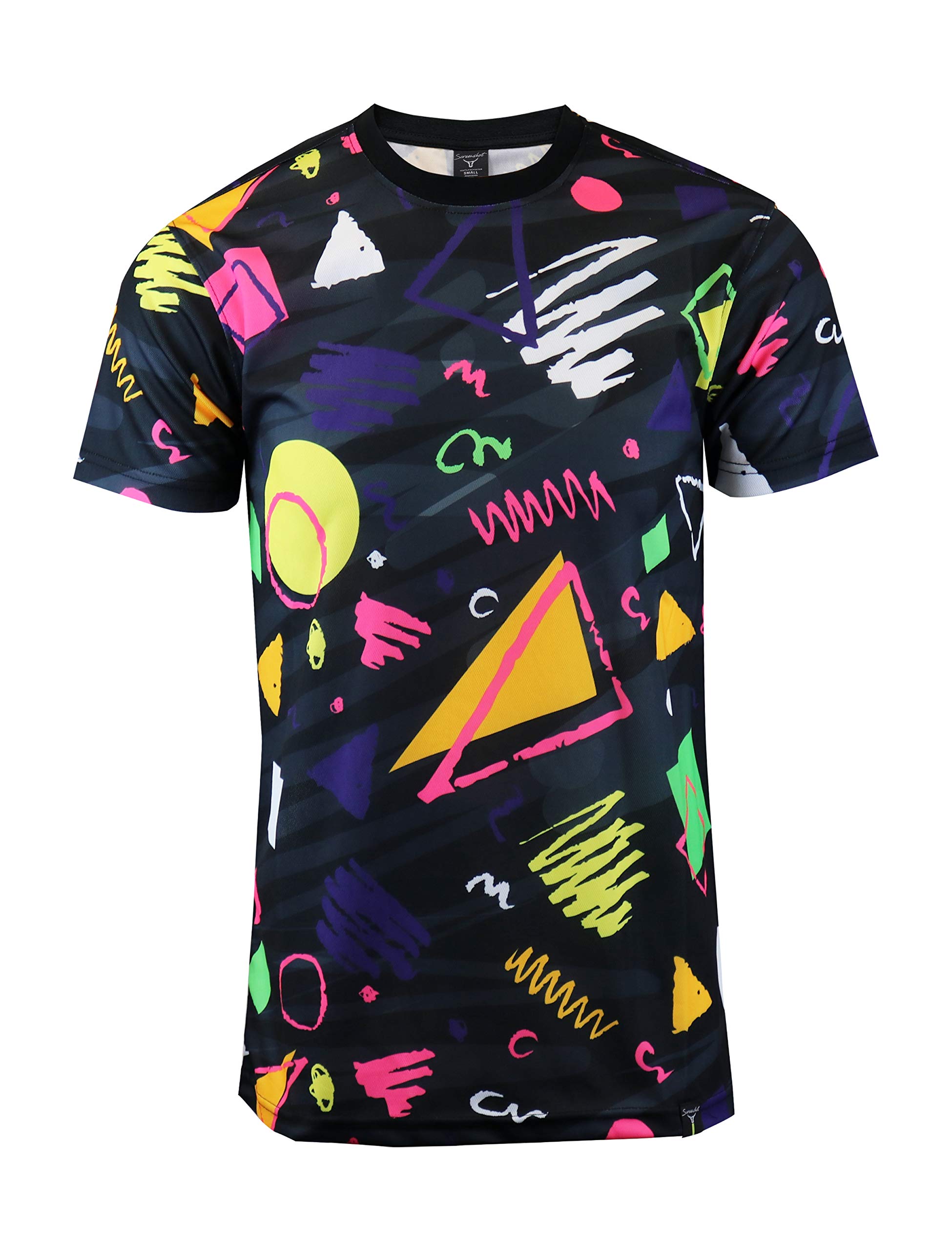SCREENSHOT Screenshotbrand - Maglietta da Uomo Hipster Hip-Hop Premium con Stamp
