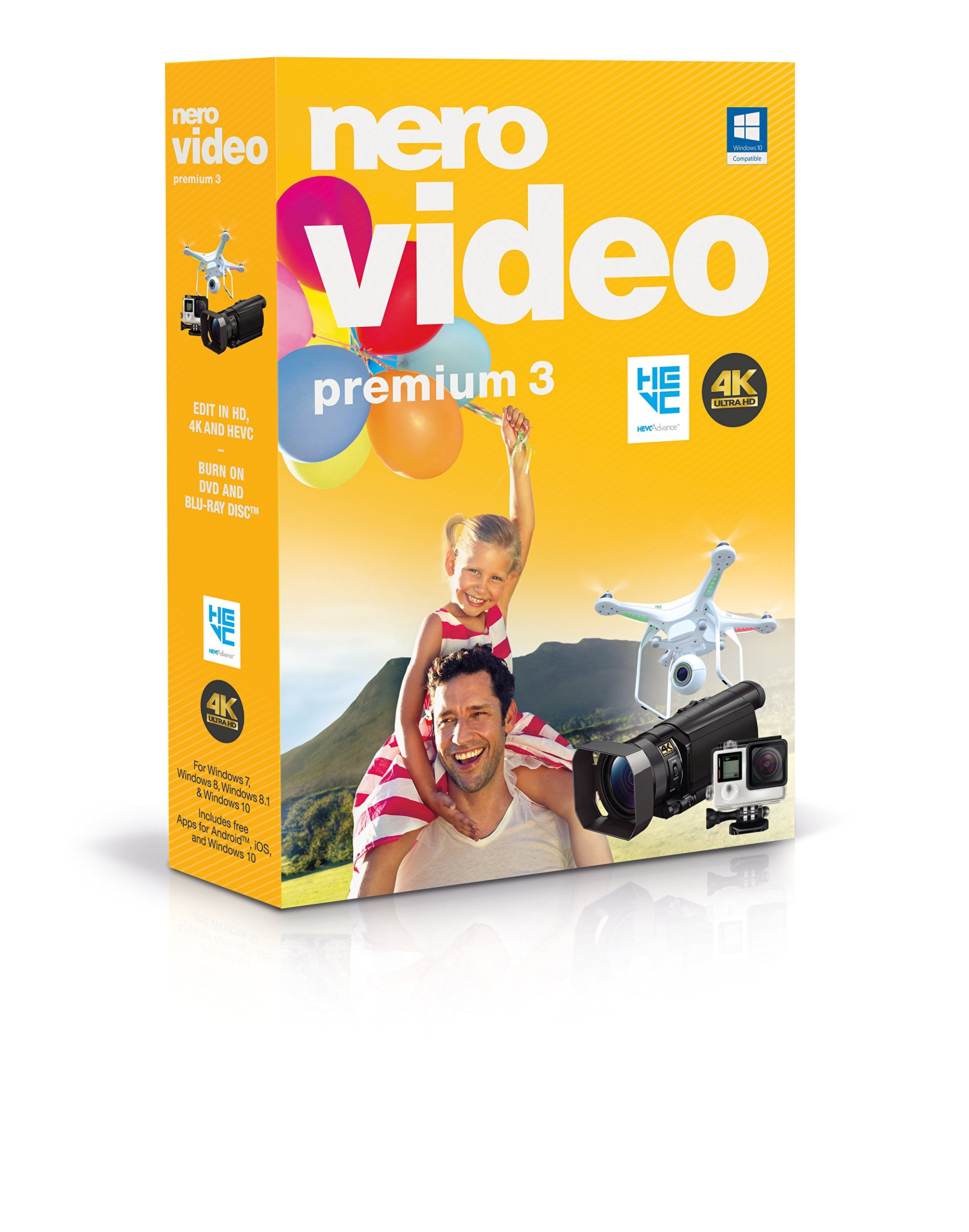 Nero Video Premium 3 | Video Editing Software for 4K, HD, and HEVC | Video Edito